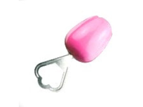Flesopener houten tulp roze / wit
