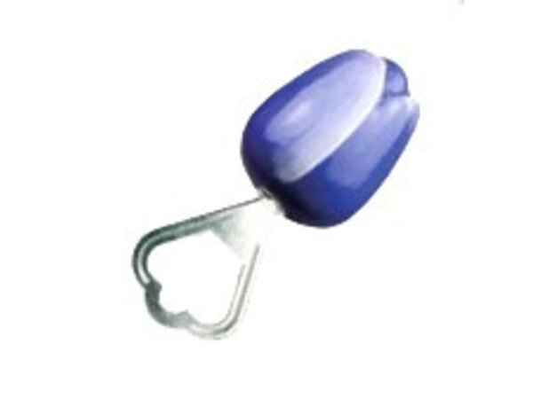 Blaue Flaschenöffner Holztulpe