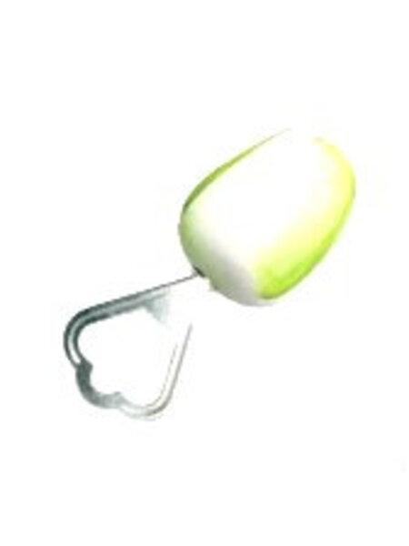 Witte houten tulp flessenopener