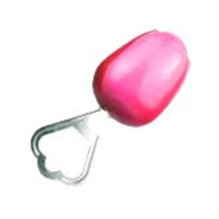 Pink wooden tulip bottle opener