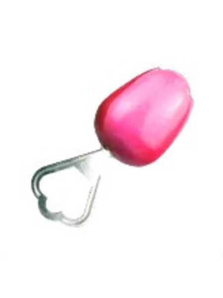 Roze houten tulp flesopener