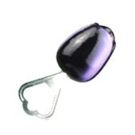 dark purple wooden tulip as bottle opener