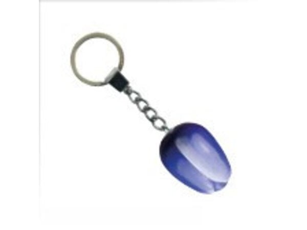 Nijhuis klompenfabriek Blue wooden tulips keychain