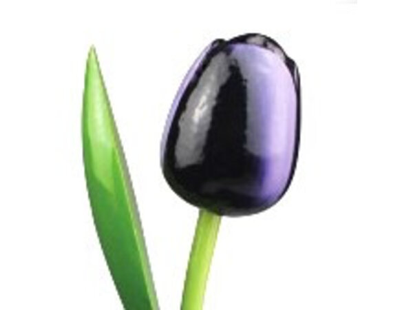 Nijhuis klompenfabriek Wooden Tulip Dark Purple