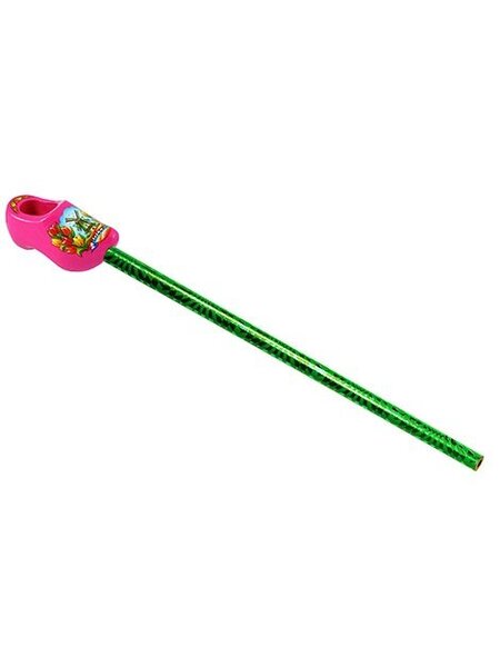 pencil clogs in pink with mill