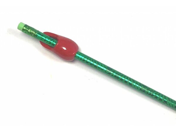 Red clog pencil