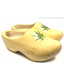 Weed wooden shoes