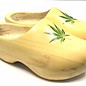 Weed wooden shoes