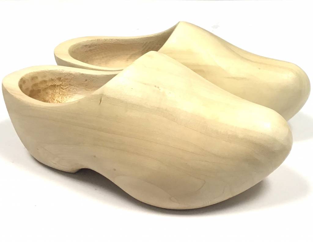 a wooden shoe