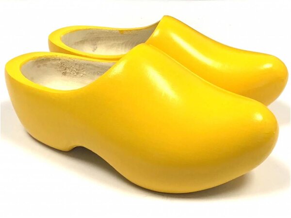 Yellow clogs