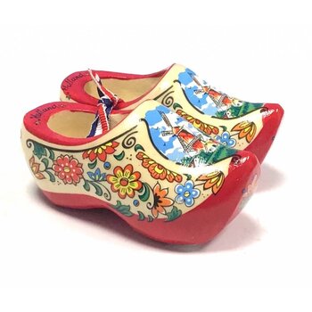 Andenken Clogs rote Sohle 10cm