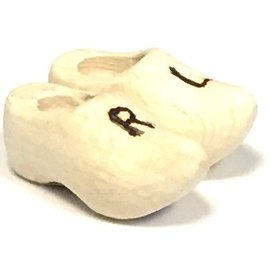 Clog pair with engraving 8 cm