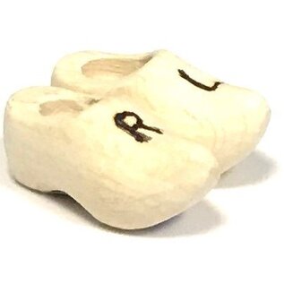 Clog pair with engraving 8 cm