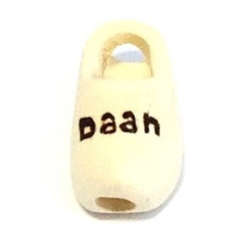 Tie clog with engraving 8cm