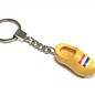 keyring with a clog with an image of the flag