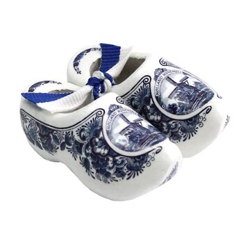 Souvenirs clogs delft blue 8cm