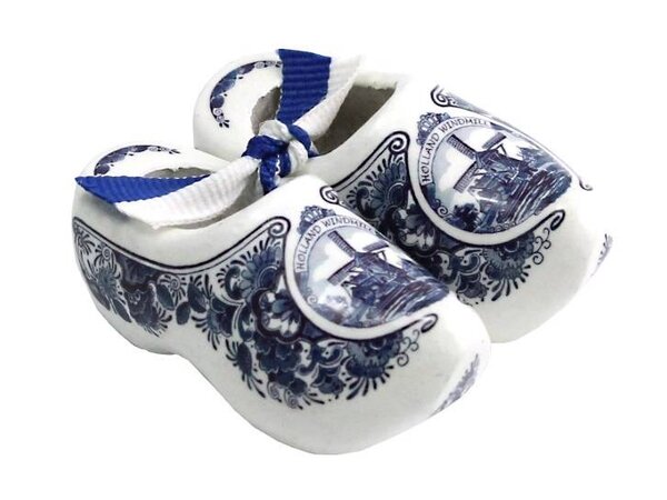Souvenirs Clogs Delft Blau 8cm