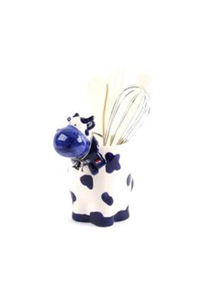 delft blue kitchen set cow