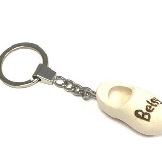 keychain with 1 clog 4 cm with engraving