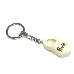 keychain with 1 clog 4 cm with engraving