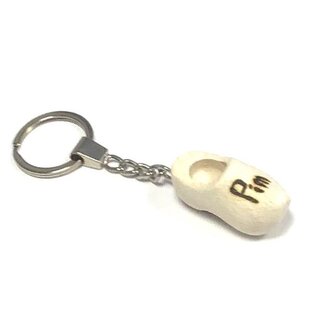 keychain with 1 clog 4 cm with engraving