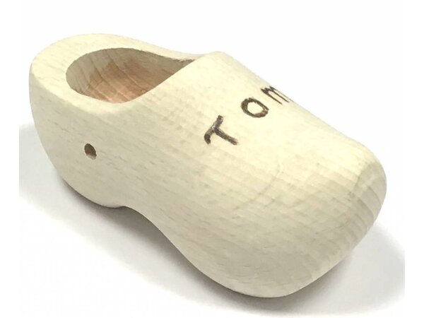 Souvenir clog with engraving (14 cm).