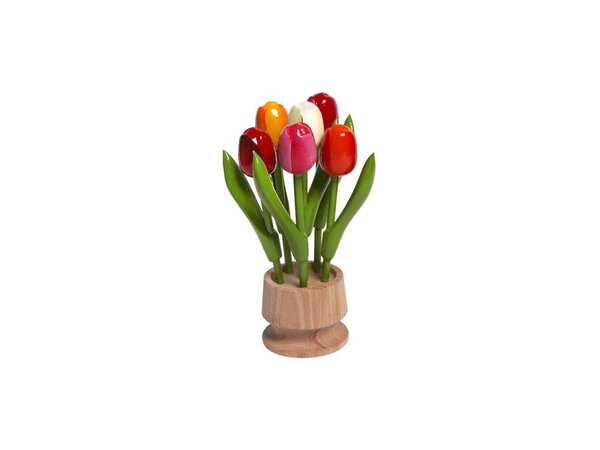 6 wooden tulip on one foot