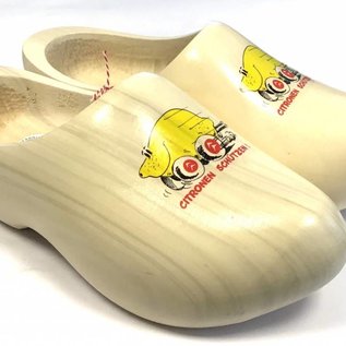 Wooden shoes with photo