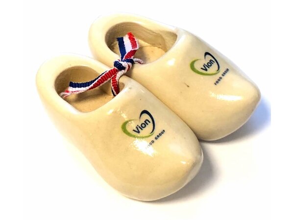 Souvenir clogs with logo or text 6cm