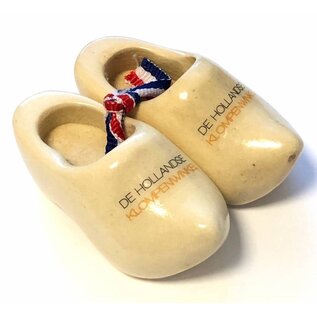 Souvenir clogs with text 10 cm