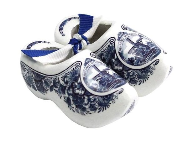 Souvenirs holzschuhe Delfter Blau 10cm