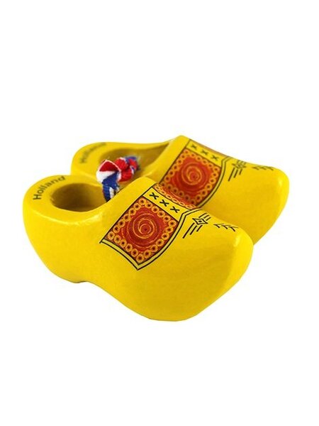 Souvenirs clogs with text 14cm