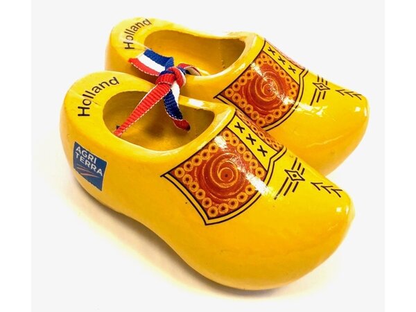 Nijhuis klompenfabriek souvenirs klompjes 8cm met logo
