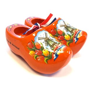 souvenirs clogs 8cm with text