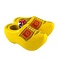  Yellow Souvenir Clogs 10 cm with Farmer Print