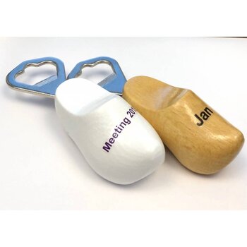 Flaschenöffner-Clog mit Foto