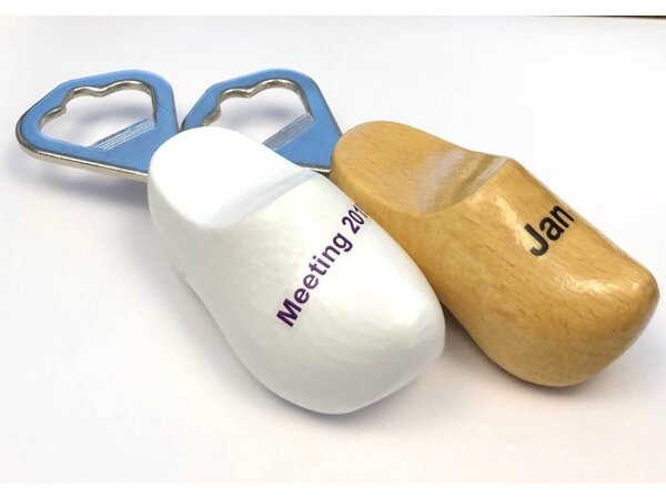 Bottle opener clog with photo