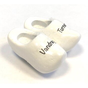 Clog auf einen Magnete mit Text
