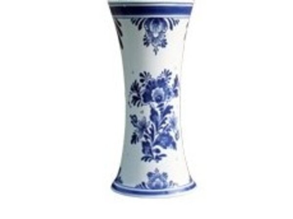 Nijhuis klompenfabriek vaas delft blauw groot