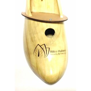 Birdhouse clog with logo