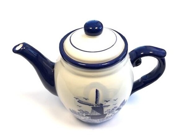 Delft blue coffee pot