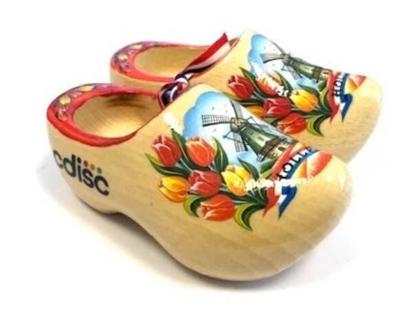 Souvenirs Clogs mit Logo 14 cm