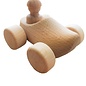 Wooden toy clog performed as a car