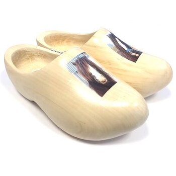 houten klompen met paard