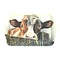  Tray with cow