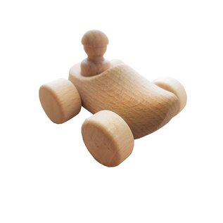Toy clog performed as a  car with engraving