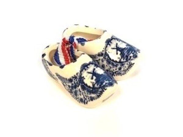 Nijhuis klompenfabriek Souvenirs klompjes delft blauw 5cm