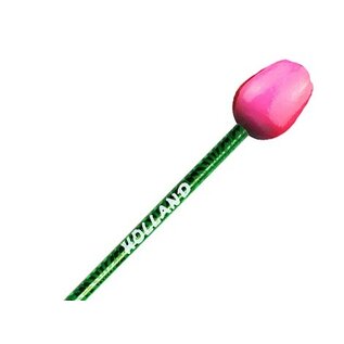wooden pencil tulip with text in many colors