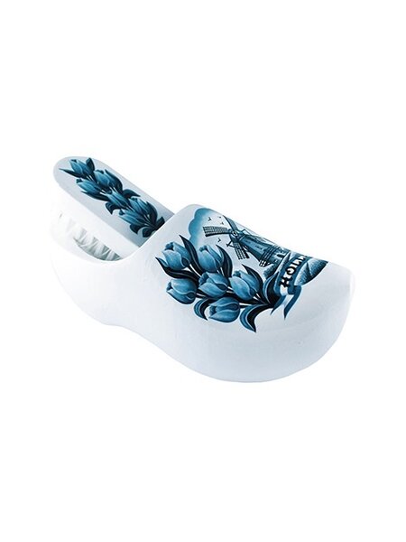 Delfter Blau Bürste Clog