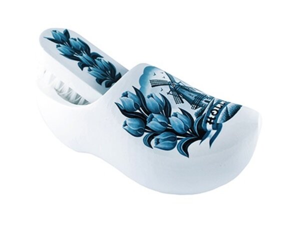 Delfter Blau Bürste Clog